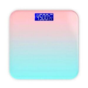 🆕- Stylish digital scale with a pink and blue gradient design. New in Box.